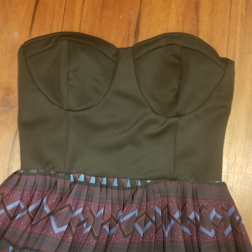 Strapless maxi dress